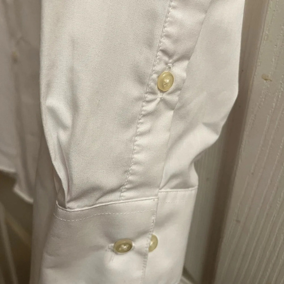 VAN HEUSEN~WHITE DRESS SHIRT~NWOT~SIZE 15.5 - Picture 4 of 5
